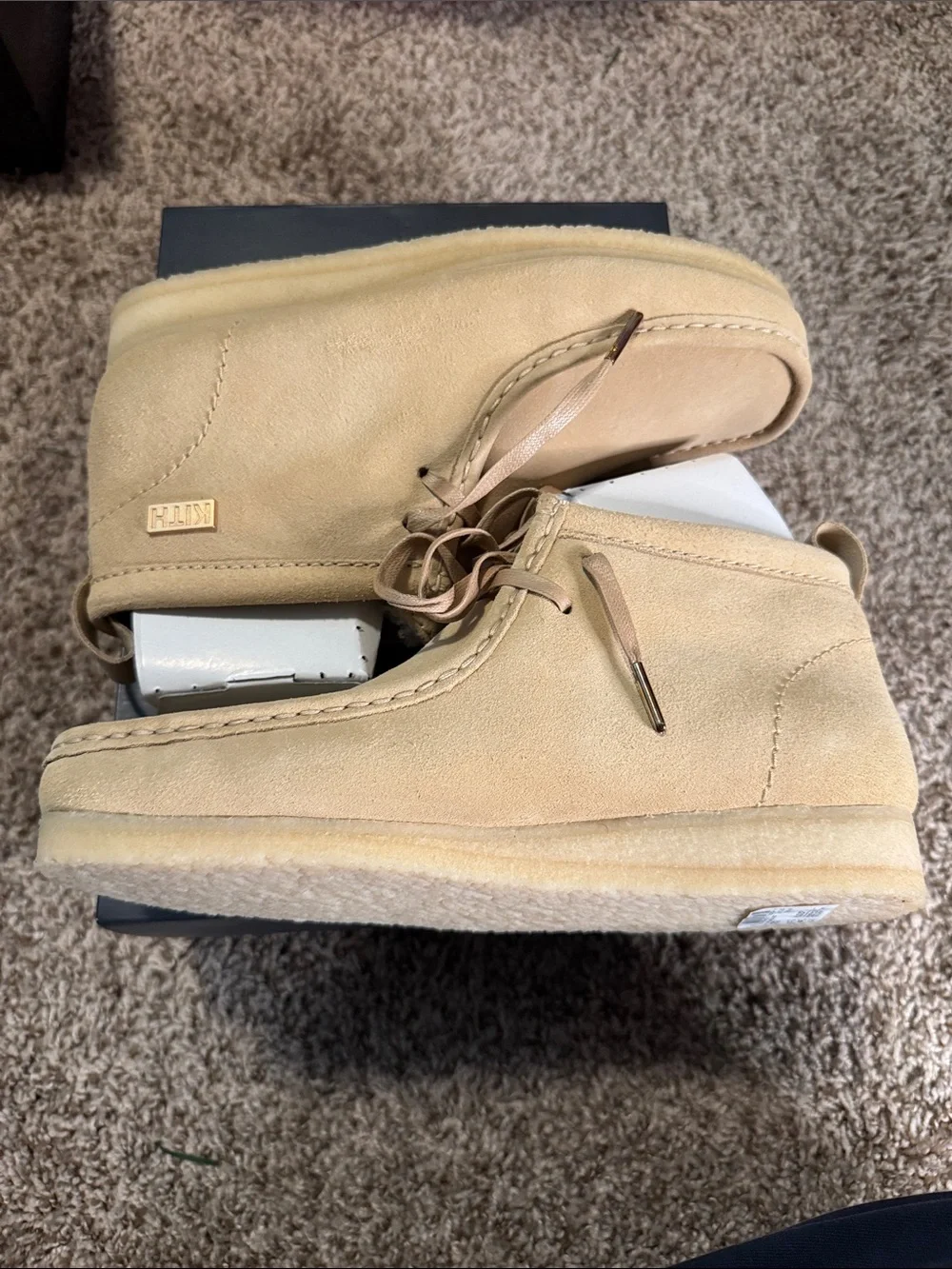 Kith Men’s Chukka Wallabee Boots in Wheat